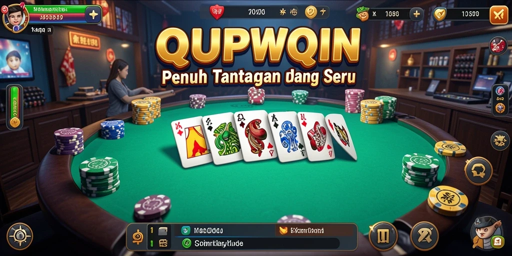 Tampilan gameplay QiuQiu yang seru di POPWIN.