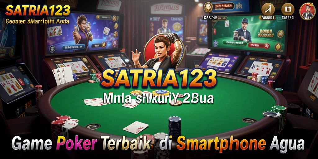 Tampilan gameplay Poker SATRIA123 yang mendebarkan dan menarik.