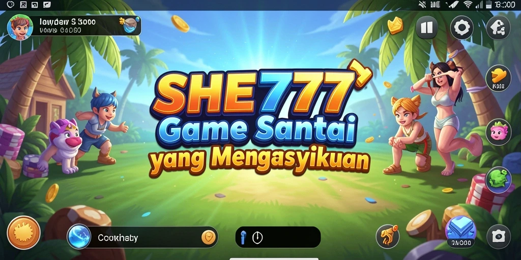 Gameplay SHE777 yang ceria dan mengasyikkan.